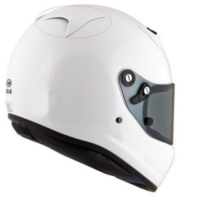 Arai IC-3 GP-6, GP-6RC, SK-6, CK-6 zadní větráky Solid-White
